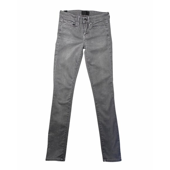 Vince Denim - Vince Womens Skinny Jeans Grey Size 25 Stretch Low Rise Grunge Streetwearcore